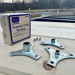 Vintage Craftsman Router Template Guide Bushing Set (25082)
