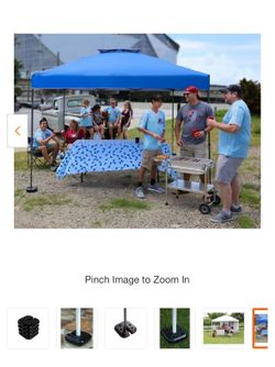 Everbilt Canopy-Pop Up Tent Weight Plates (4-Piece)