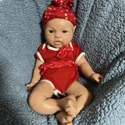 Floppy Silicone Baby 17 Inch Drink And Wet OBO