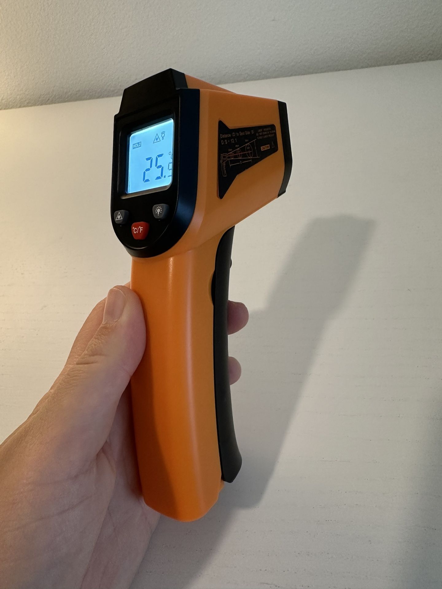 Infrared Thermometer Laser Temperature Gun 774, Meat Food Candy