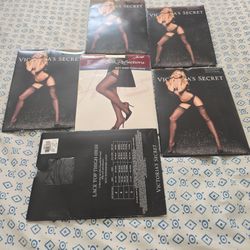 ORIGINAL  VICTORIA'S SECRET/ HANES Lacetop Thigh Highs