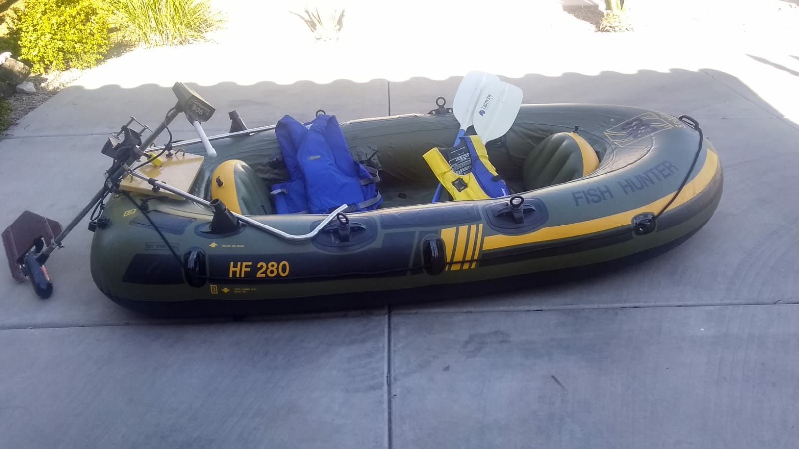 Sevylor Fish Hunter HF280 inflatable boat