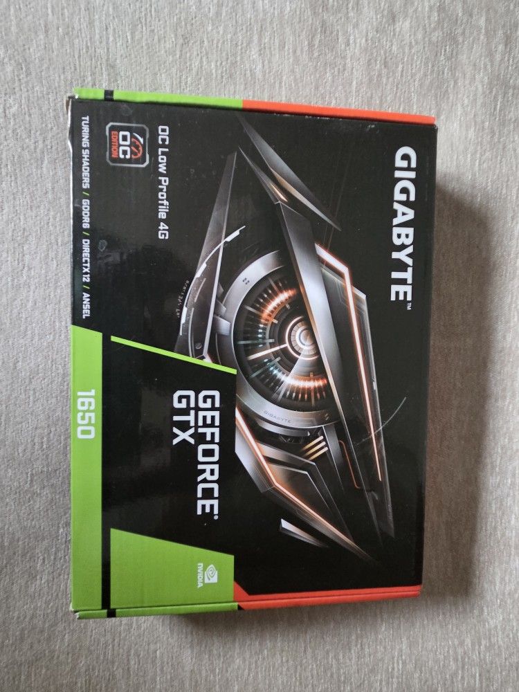 GIGABYTE NVIDIA GeForce GTX 1650 4GB GDDR6 Graphics Card - Low Profile
