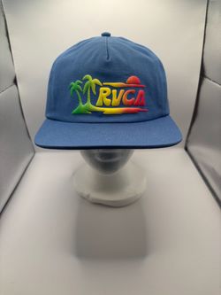 RVCA Freeman Snapback Hat - Federal Blue - NWT.