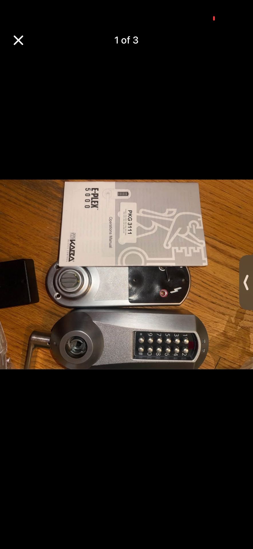 E Plex Electronic Push Button Lock (Commercial Grade)