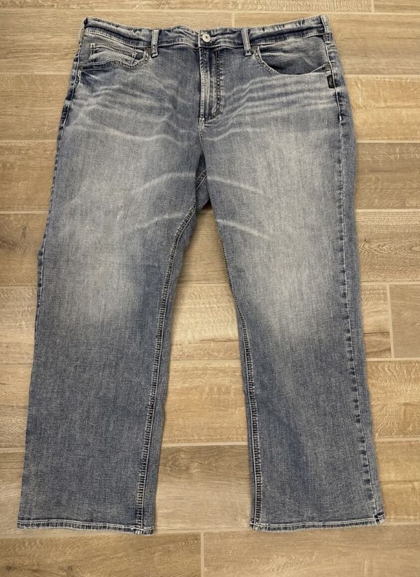 Men’s Silver Bootcut Jeans