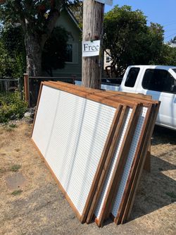 Peg boards- (4’ x 8’)