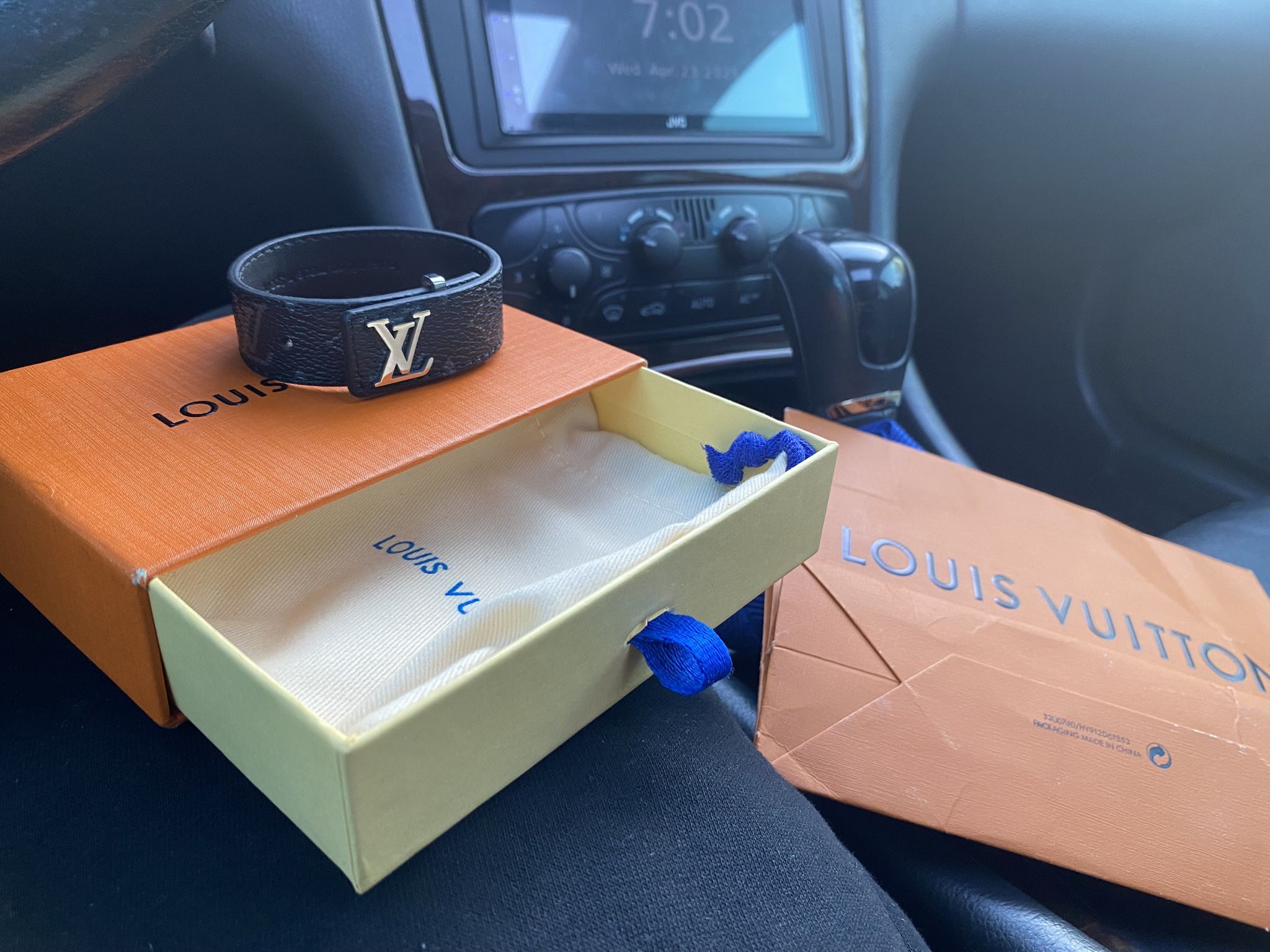 Black Louie Vuitton Bracelet