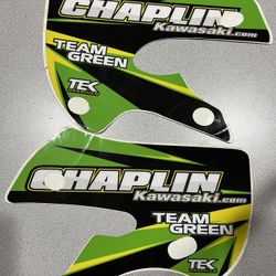 KX85 Chaplin Kawasaki Shroud Graphics