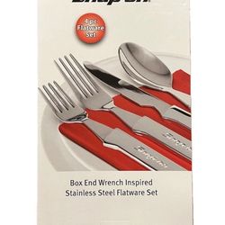 Snap-On Flatware Box End Wrench Set 18/0 Stainless Steel New