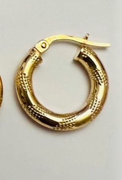 10K Solid Gold Earrings For Wedding
