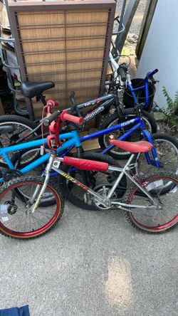 Vintage BMX Bike Lot Mongoose Huffy & More Some upgraded parts! Must take all