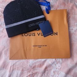 Louis Vuitton Beanie + Bag