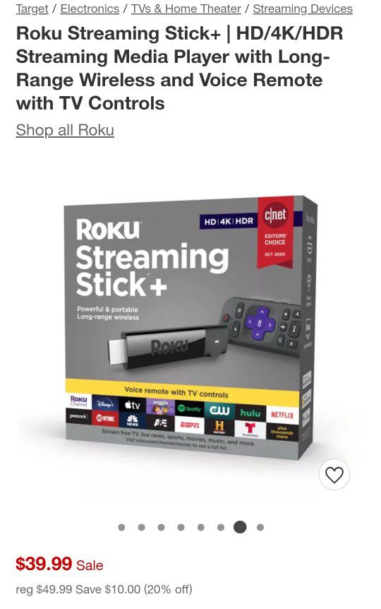 Roku Streaming Stick+ (brand New 2 Available) 