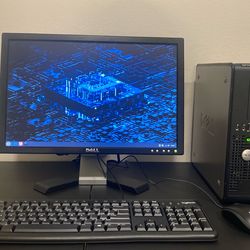 Full Desktop PC Setup w/ Monitor – Ready to Use (8GB RAM)