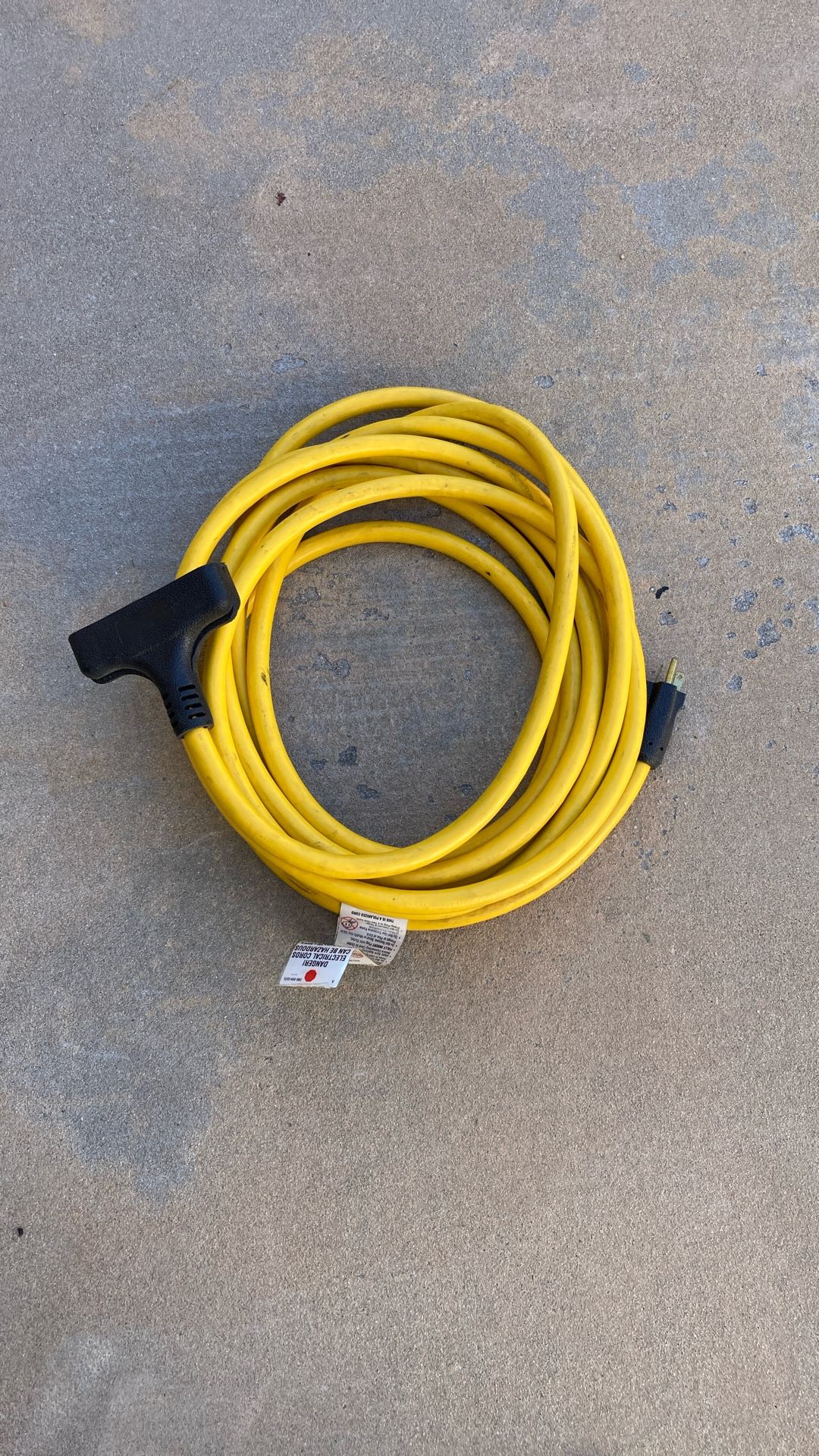 20A 3 Outlet Heavy Duty Extension Cord