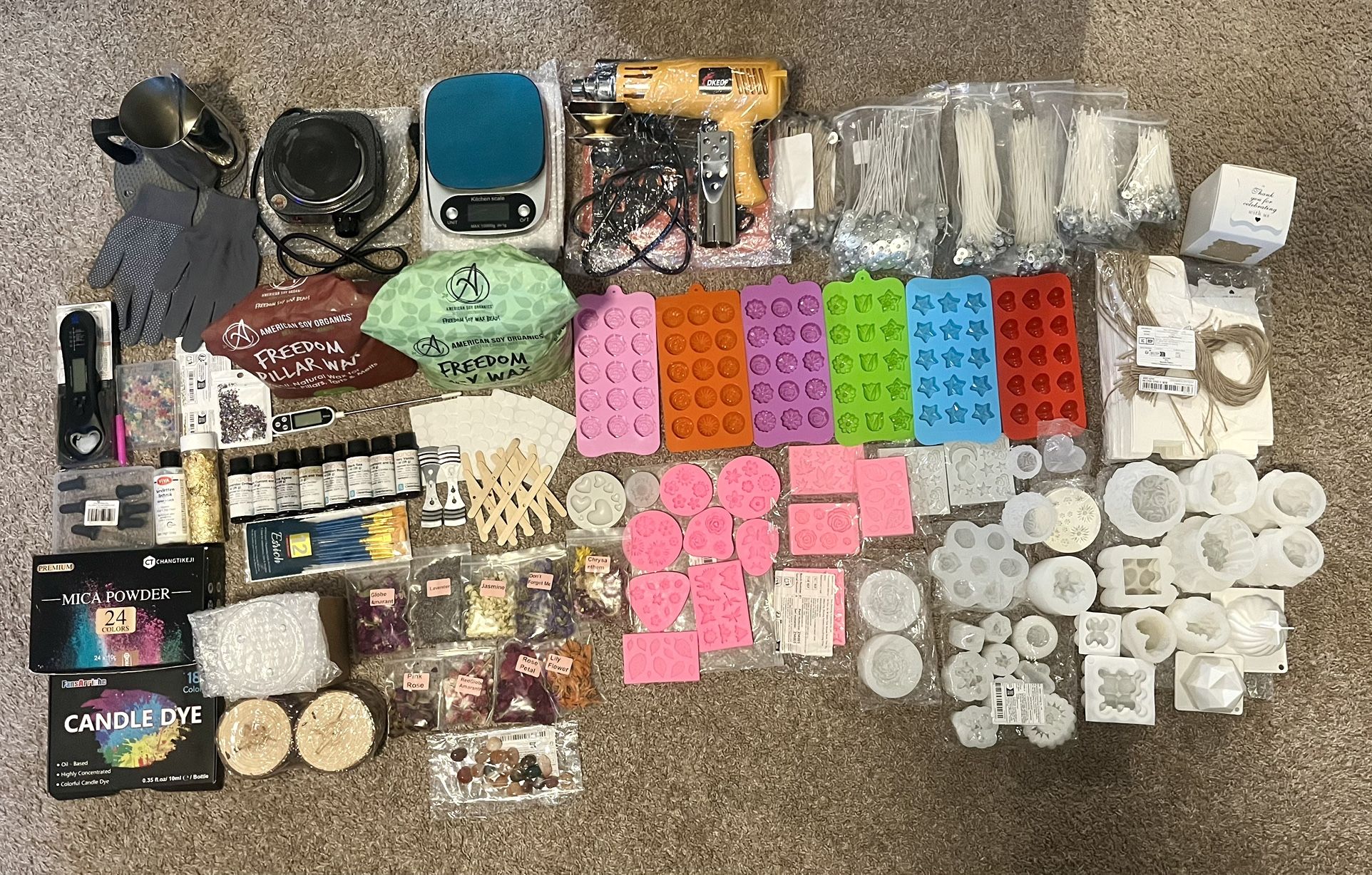 Supplies For Candle Making Business ($550 Value) 