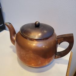 Vintage Copper Tea Kettle 