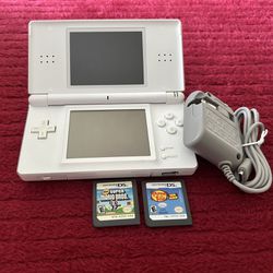 Nintendo DS Lite in excellent/like new condition & 2 good games. $65