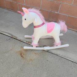 Rocking chair unicorn.