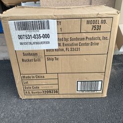 New Sunbeam Rocket Grill