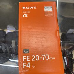 Sony FE 20-70mm F4 G Lens