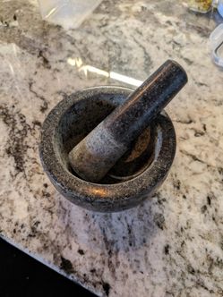 Heavy Stone Mortar And Pestle