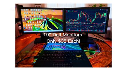 19" Dell Computer Monitors