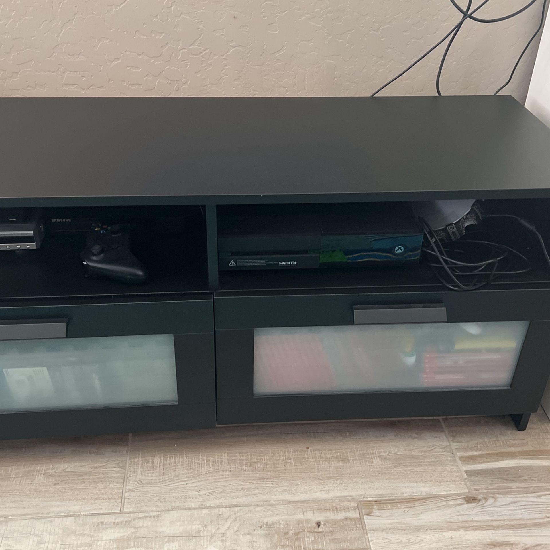 TV Stand With 2 Storages Drawers