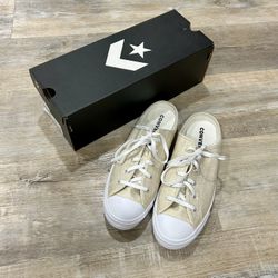 New Converse Slip-on Sneakers (Size 9.5) in Light Gold