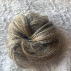 Dirty Ash Blonde Messy Bun