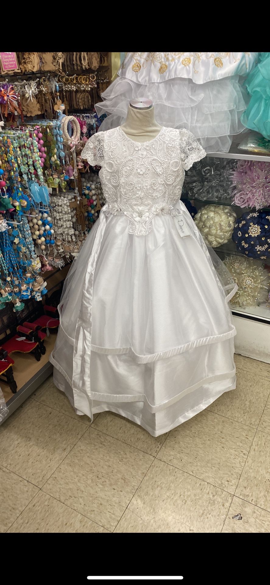 White Baptism/communion Dress