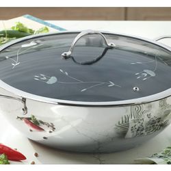 Cacerola Redonda Antiadherente De 12 Qt  🍁🍁🍁