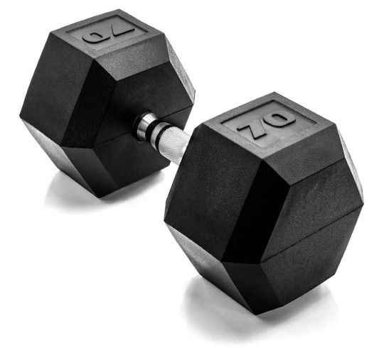 CAP Barbell Coated Hex Dumbbell Weight | Multiple Options