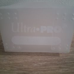  *Read Description* (White/Clear) Ultra * Pro - Deck Box Starter (76 Card Count Included) 