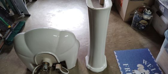 American Standard Pedestal Combo