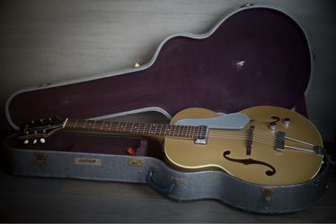 Holy Grail Vintage 1956 Gretsch Jaguar Tan 6184 Electromatic Corvette Hollowbody