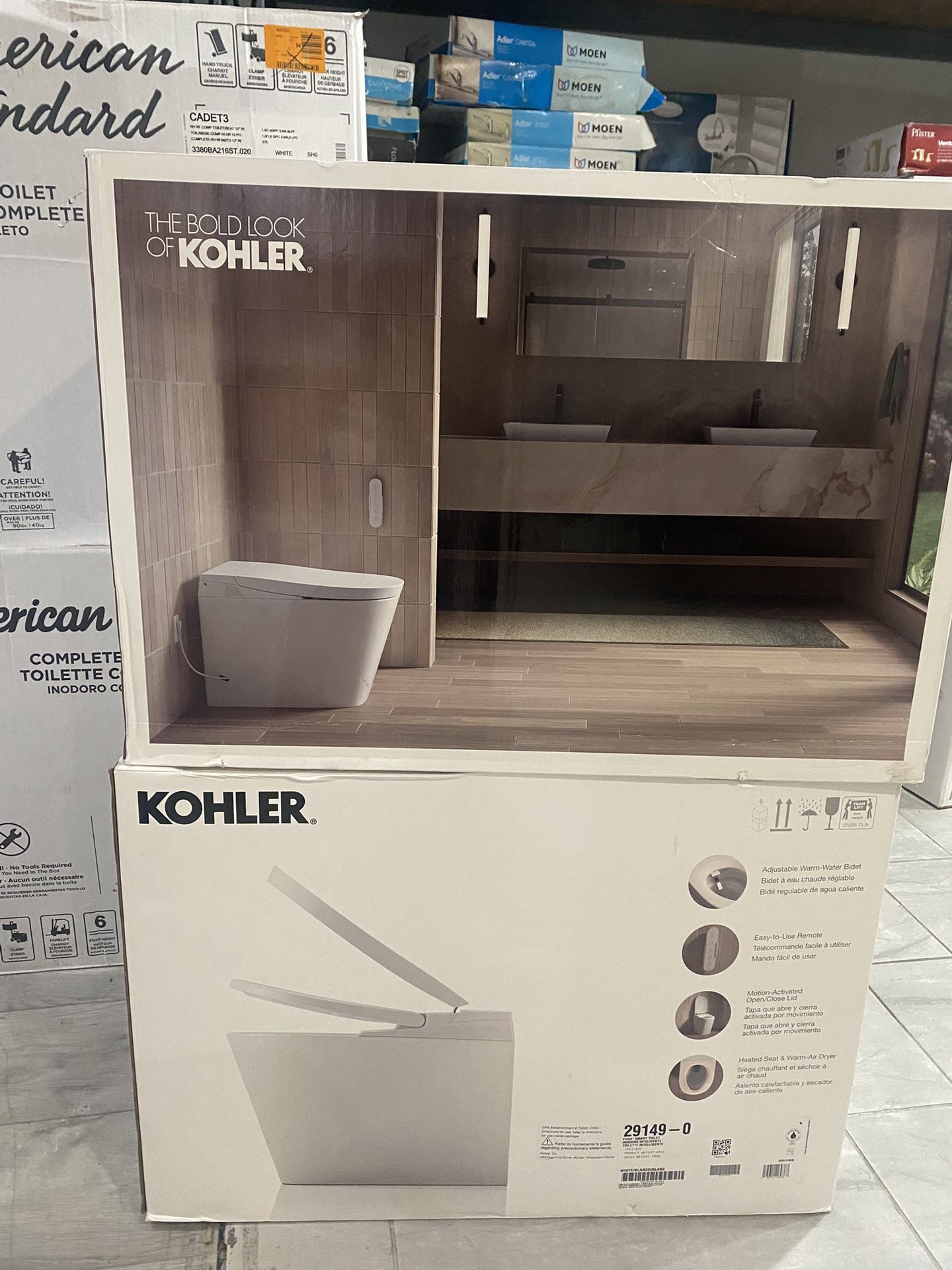 KOHLER Smart Elongated Toilet