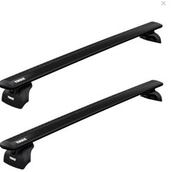 Thule WingBar Evo with 460R Roof Rack Package - Fits Fixed Points and Tracks - Black