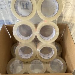 36 Rolls 2” x 110yd 2.0mil Shipping Sealing Tape Clear