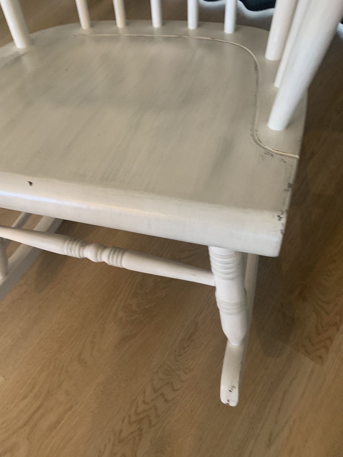 Antiqued Rocking Chair Home & Garden