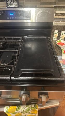 stovetop center burner griddle plate
