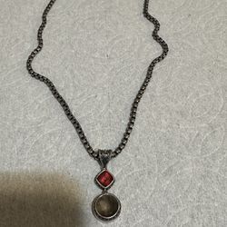 Vintage Lori Bonn 925 Pendant With 925 Necklace