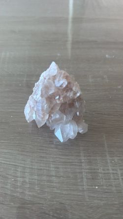 Apophyllite with Calcite Cluster