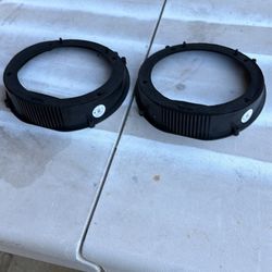 200mm front door speaker podium (spacer ring) for a Tesla Model S.  It is a genuine Tesla part with part number TMN 1004833-04-A