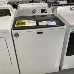 MayTag White Top Load Washer With Deep Fill - 4.8 Cu. Ft.