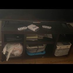Just The Black TV stand