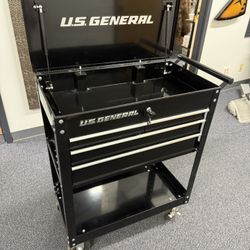 4 Drawers With Extra Storage Steel Rolling Tool Cabinet 