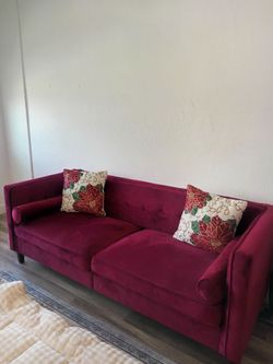 Velvet Wayfair sofa
