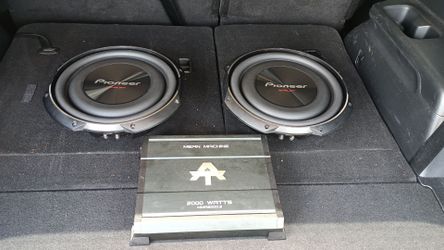 Car Audio 2 Pioneer 12 and AUTOTEK MMA 2000.2